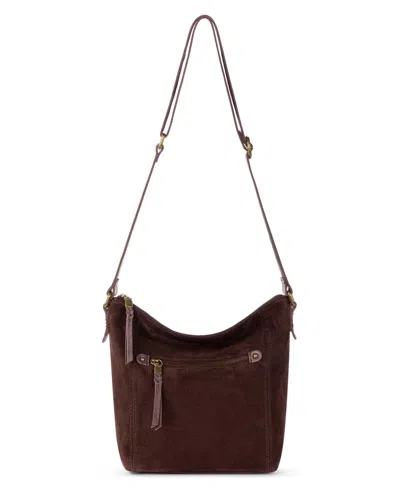 The Sak Ashland Crossbody In Mahogany Suede