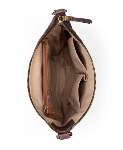 The Sak Ashland Crossbody In Mahogany Suede