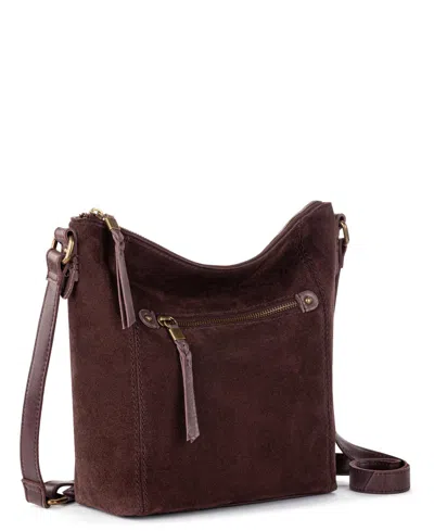 The Sak Ashland Crossbody In Mahogany Suede