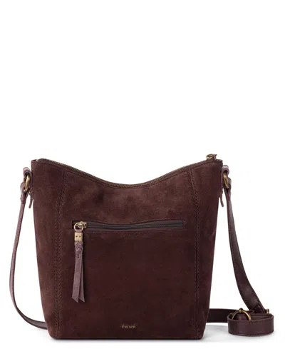 The Sak Ashland Crossbody In Mahogany Suede