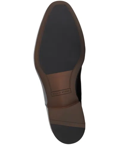 Call It Spring Men's Jonathan Cognac Lace-up Dress Shoes In Black