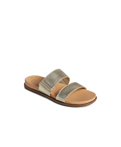 Sperry Waveside Pw Seasonal Slide Sandal In Smooth Gray