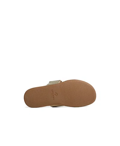 Sperry Waveside Pw Seasonal Slide Sandal In Smooth Gray