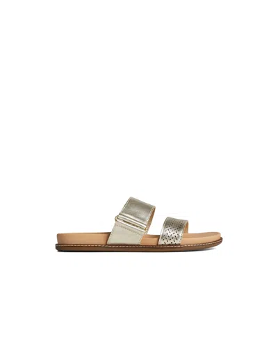 Sperry Waveside Pw Seasonal Slide Sandal In Smooth Gray