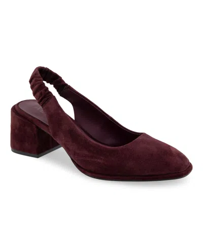 AEROSOLES WOMEN'S ALTONA SLINGBACK BLOCK HEEL PUMPS 