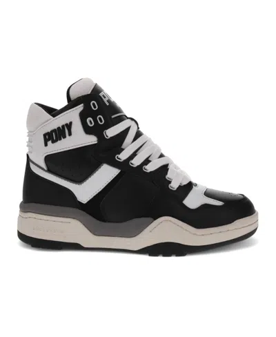 Pony Men's M-100 Archive Sneaker In Black,white
