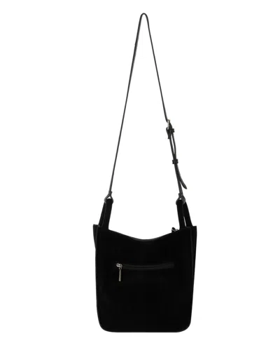 The Sak Los Feliz Leather Crossbody Bag In Neutral Suede Block