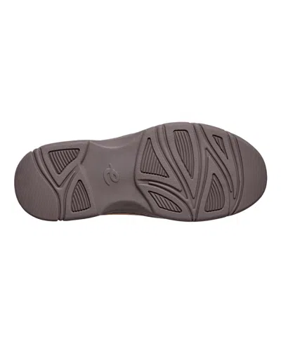 Easy Spirit Glacier Faux Shearling Clog In Medium Brown Suede