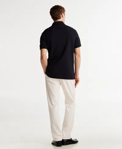 Tommy Hilfiger Regular Fit Embroidered Stripe Polo In Desert Sky