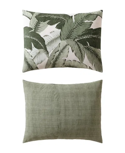 Tommy Bahama Home Vintage Palms Reversible 3-pc. Comforter Set, Full/queen In Jungle Green
