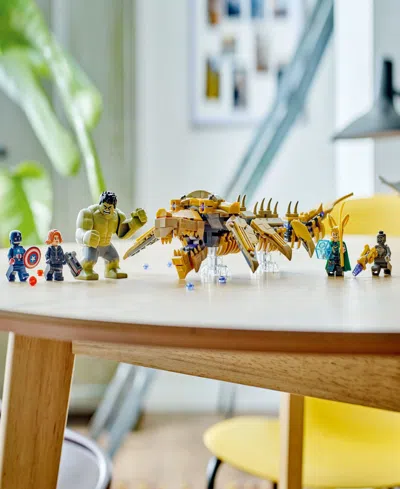 Lego Marvel The Avengers Vs. The Leviathan Superhero Building Toy Set 76290, 347 Pieces In Multi Color