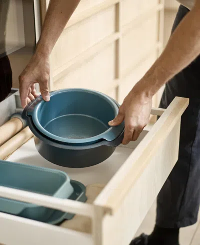 Joseph Joseph 2-piece Non-stick Round Cake Pan Set In Blue