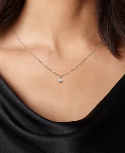 Pandora Infinite Lab-grown Diamond Pendant Necklace In Sterling Silver