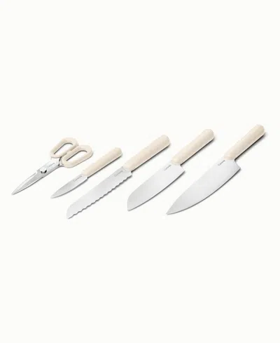 Caraway 5-piece Knife Set In Cream