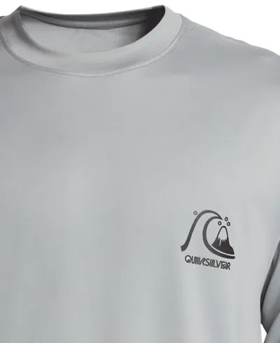 Quiksilver Men's Dna Bubble Logo Surf Long Sleeve T-shirt In Quarry