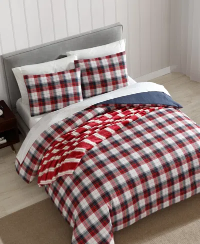 Nautica Rosedale Embossed Comforter Sets In Red Sail,navy