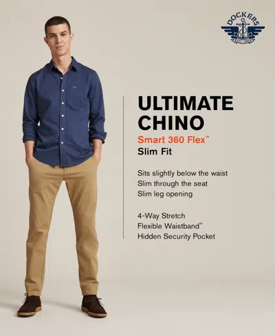 Dockers Men's Ultimate 360 Slim-fit Chino Pants In Navy