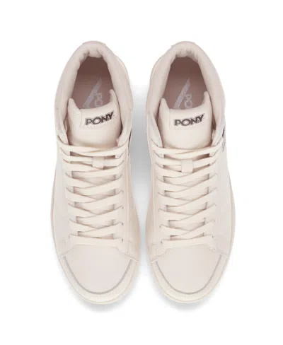 Pony Men's M-80 High Sneaker In Off White
