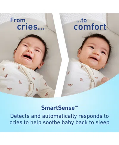 Graco Baby Smartsense Soothing Bassinet In Luna