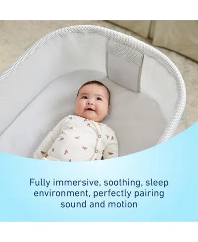 Graco Baby Smartsense Soothing Bassinet In Luna