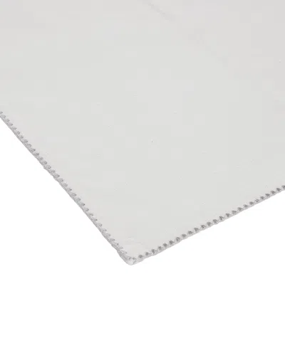 Avanti Ombre Ivy Polyester 8 Piece Placemats/napkins Set In Red