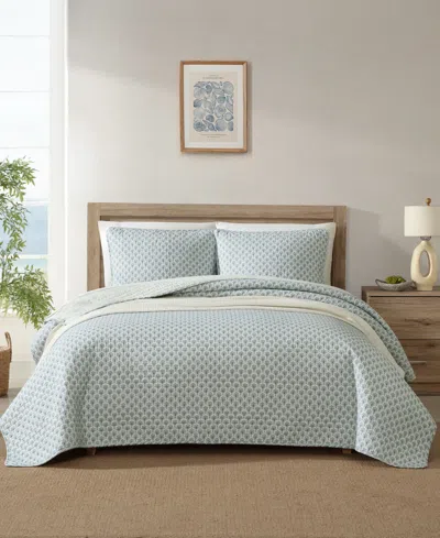 Tommy Bahama Home Coastal Batik Reversible 2-pc. Quilt Set, Twin In Spring Green
