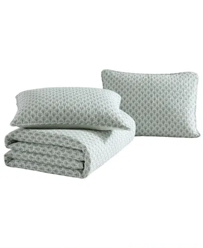 Tommy Bahama Home Coastal Batik Reversible 2-pc. Quilt Set, Twin In Spring Green