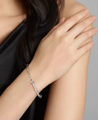 Pandora Infinite Lab-grown Diamond Bangle Bracelet In Sterling Silver