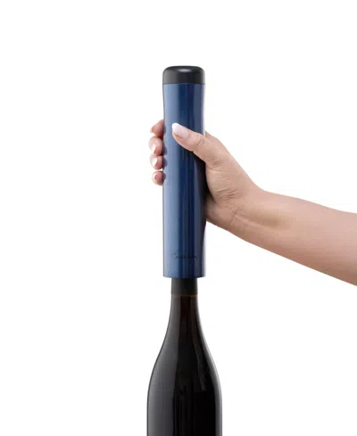 Rabbit Automatic Electric Wine Opener Corkscrew In Blue