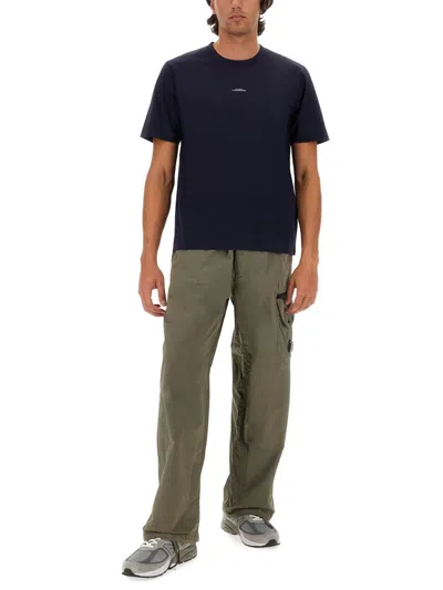 C.p. Company Metropolis Series Mercerized T-shirt In Blue