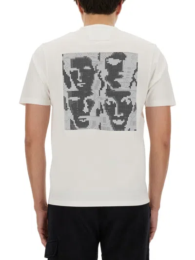 C.p. Company C.p.company T Shirt With Logo In White