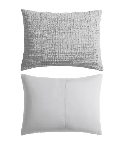 Kenneth Cole New York Serenity Wavy Lines Embossed 2-pc. Comforter Set, Twin In Pewter