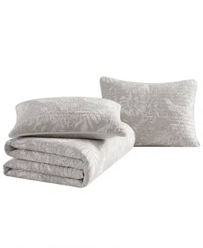 Tommy Bahama Home Jungle Toile Reversible 2-pc. Quilt Set, Twin In Beige