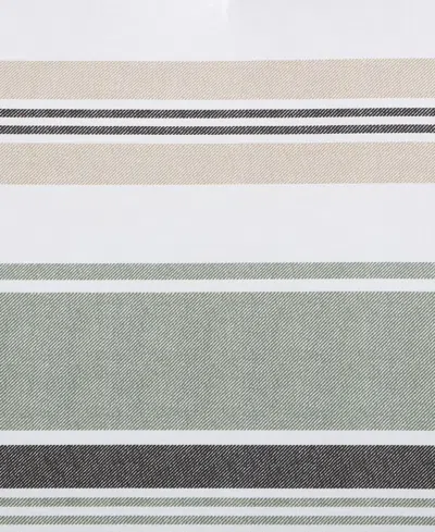 Nautica Prospect Harbor Reversible 3-pc. Comforter Set, Full/queen In Fern Green,charcoal