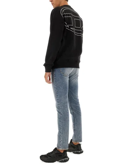 Diesel S-rob-megoval-d Sweatshirt In Black