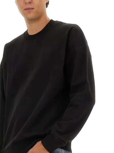Diesel S-rob-megoval-d Sweatshirt In Black