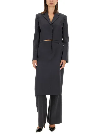 Diesel P-earl Skirt In Gray