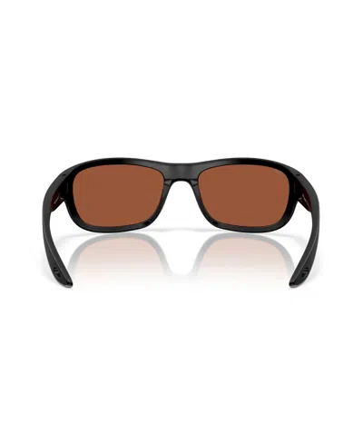 Costa Del Mar Unisex Polarized Sunglasses, Clipperton 6s9119 In Black,green