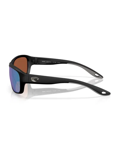 Costa Del Mar Unisex Polarized Sunglasses, Clipperton 6s9119 In Black,green