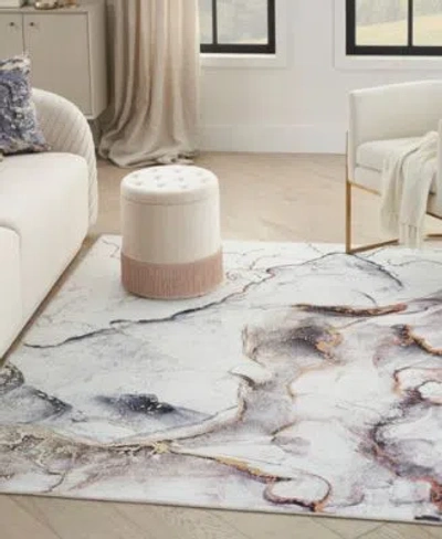 Inspire Me! Home Decor Inspire Me Home Decor Daydream Washable Ddr01 Rug Collection In Ivory,blue