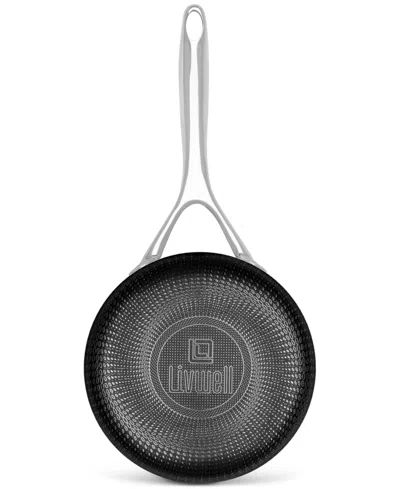 Livwell Diamondclad 1.5-qt. Hybrid Nonstick Stainless Steel Saucepan And Lid In Silver,black