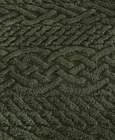 Nautica Declan Sherpa Throw, 60" X 50" In Fern Green