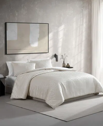 Vera Wang Illusion Textured 3-pc. Comforter Set, King In Porcelain