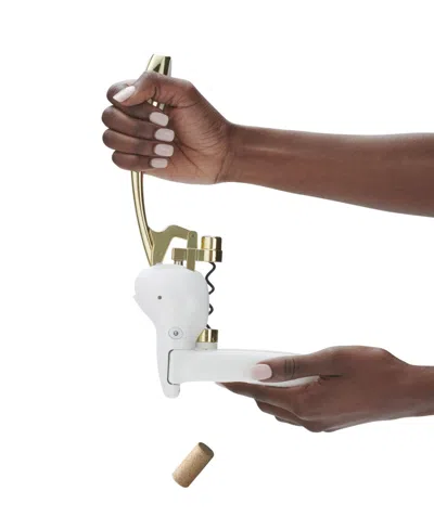 Rabbit Lever Corkscrew In White
