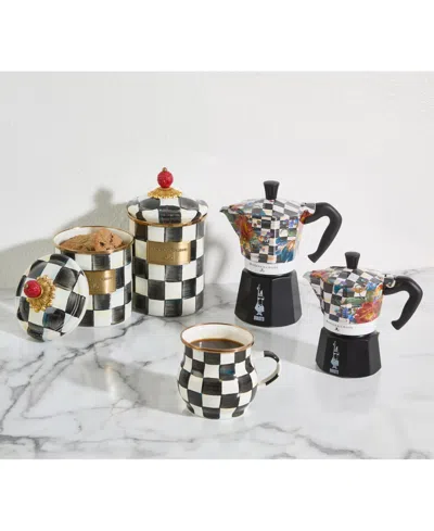Mackenzie-childs Courtly Flower Market 3 Cup Moka Pot In No Color