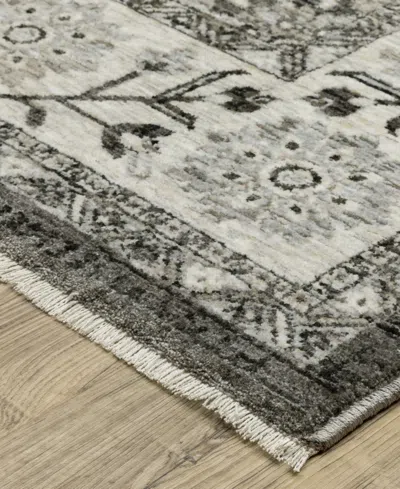 Oriental Weavers Chamberlain Ch08b 6'7x9'6 Area Rug In Gray