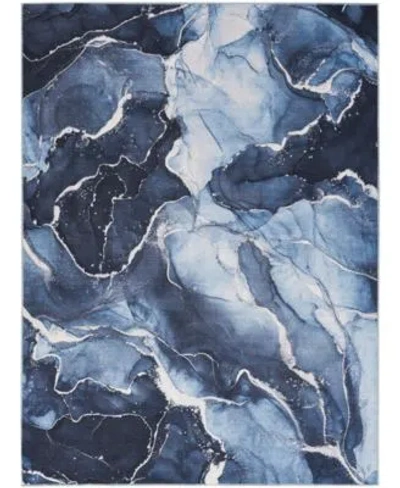Inspire Me! Home Decor Inspire Me Home Decor Daydream Washable Ddr02 Rug Collection In Navy,blue