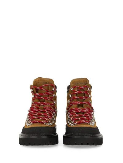 Dsquared2 Dsquared Men Boot "canadian Hiking" In Cream