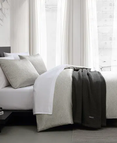 Vera Wang Speckled Satin Weave 3-pc. Duvet Cover Set, Queen In Taupe