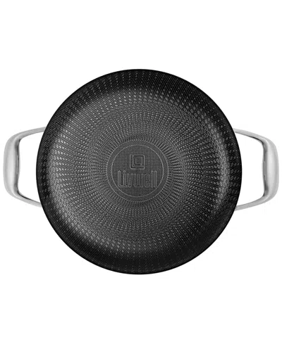 Livwell Diamondclad 6-qt. Hybrid Nonstick Stainless Steel Pot And Lid In Silver,black